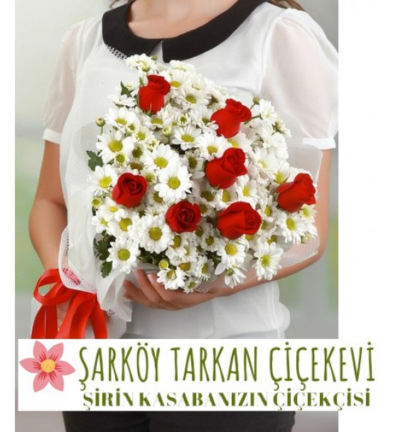 7Lİ GÜL PAPATYA UYUM