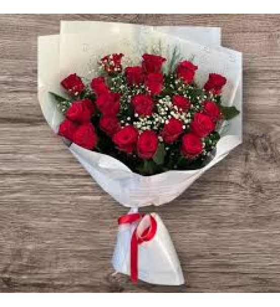 21 Lİ YAPAY GÜL BUKETİ