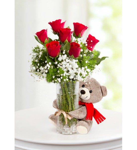 7 Lİ GÜL VE TEDDY
